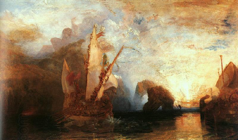 Joseph Mallord William Turner Ulysses Deriding Polyphemus China oil painting art